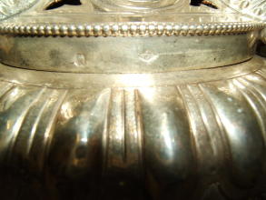 French Antique Baroque Solid Silver Thurible